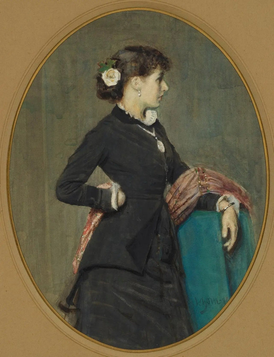 Portrait von Mlle Nyström - Anders Zorn