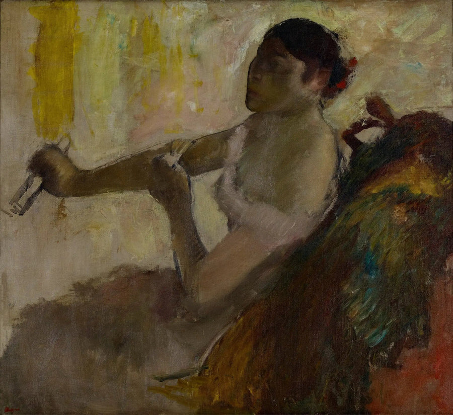 Porträt von Mlle Rose Caron - Edgar Degas