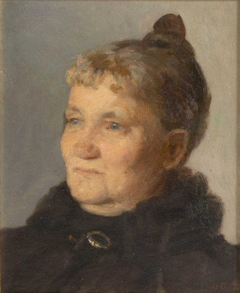Porträt von Frau Adel Gunde. -Anna Ancher