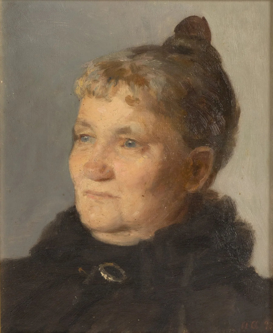 Porträt von Frau Adel Gunde. -Anna Ancher