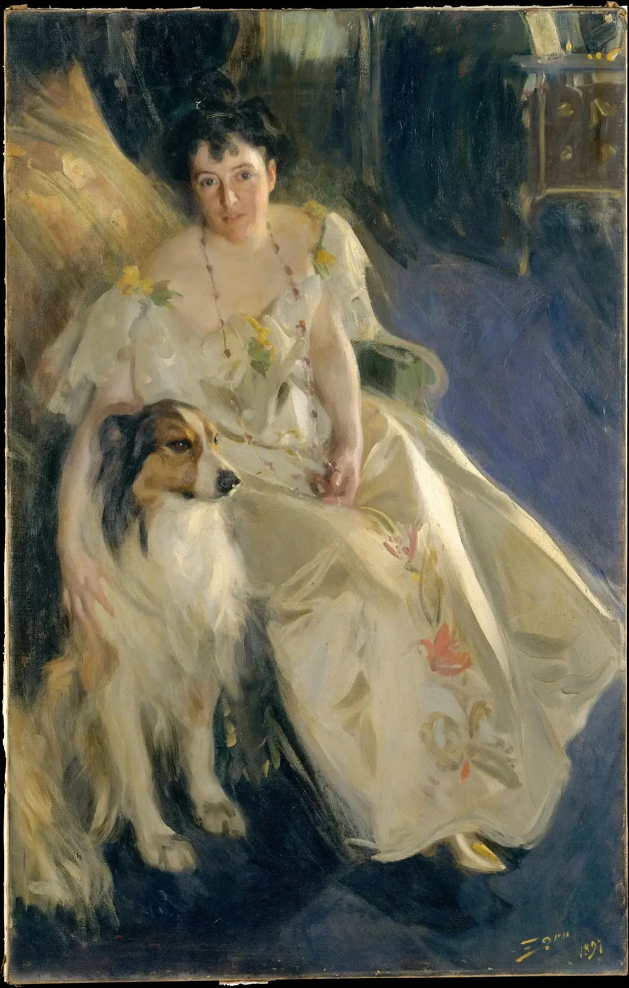 Portrait von Mme Bacon - Anders Zorn