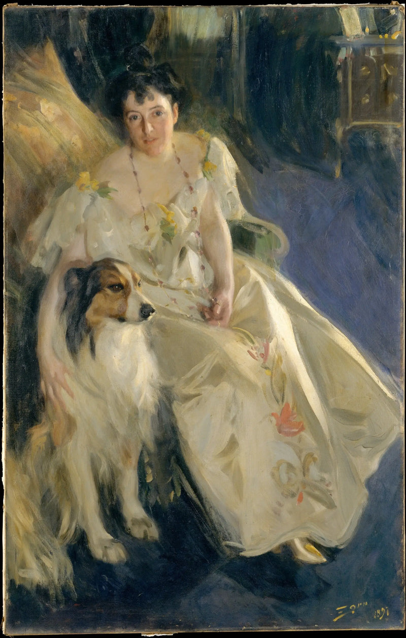 Portrait von Mme Bacon - Anders Zorn