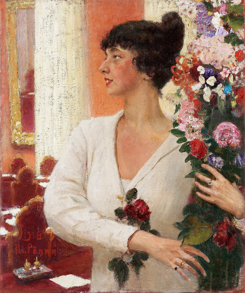 Portrait von Frau Béatrice Levi - Ilya Repin