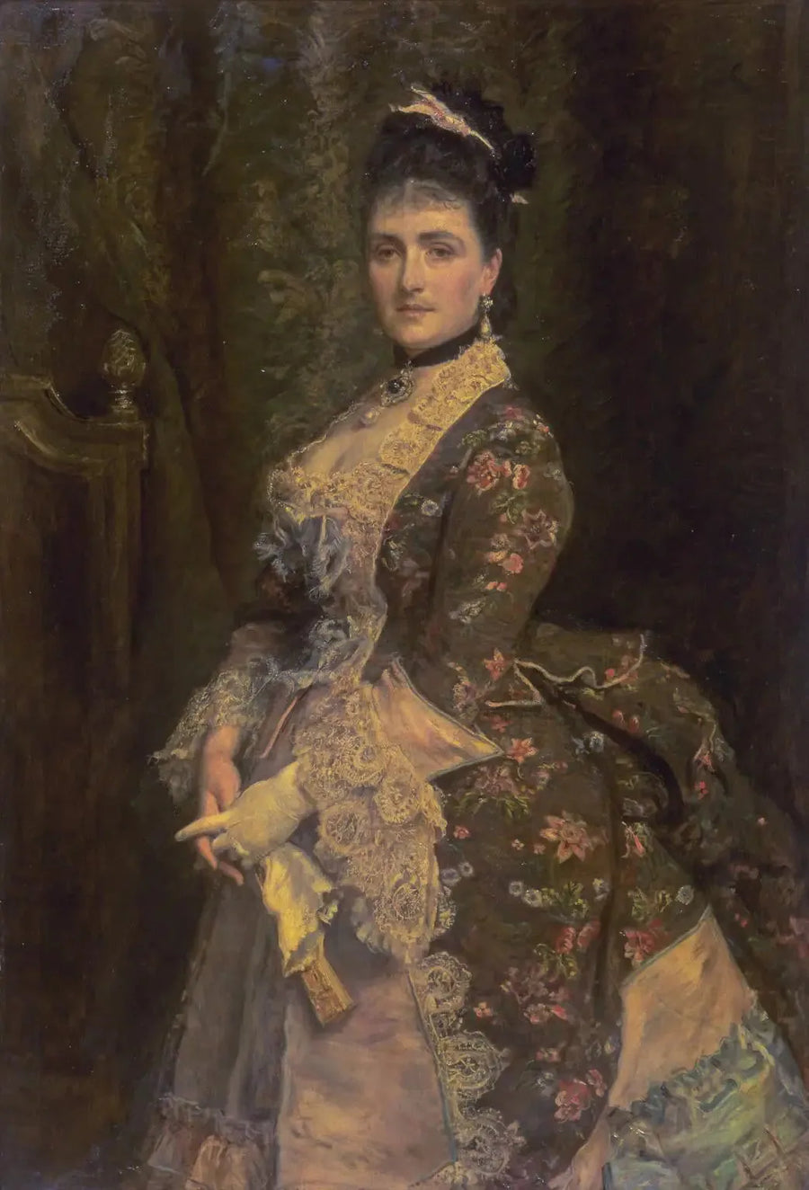 Portrait von Frau Bischoffsheim - John Everett Millais