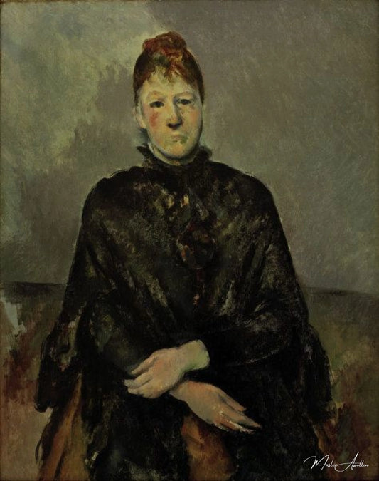 Portrait de Mme Cézanne - Paul Cézanne - Reproductions de tableaux et peintures haut de gamme