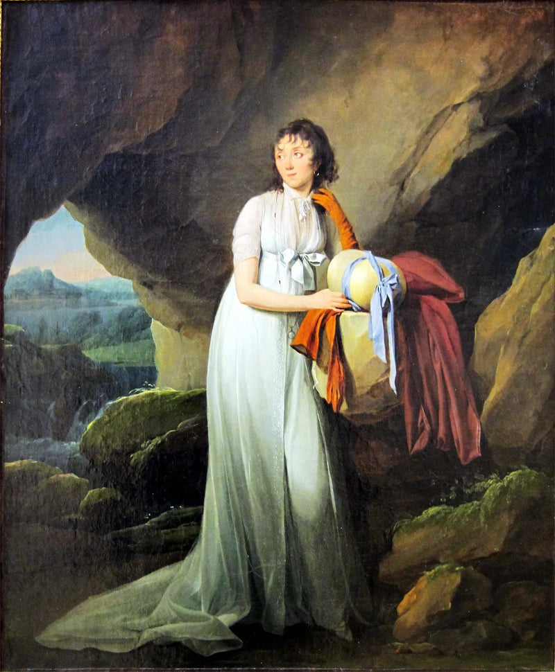 Portrait von Frau d'Aucourt de Saint-Just - Louis-Léopold Boilly