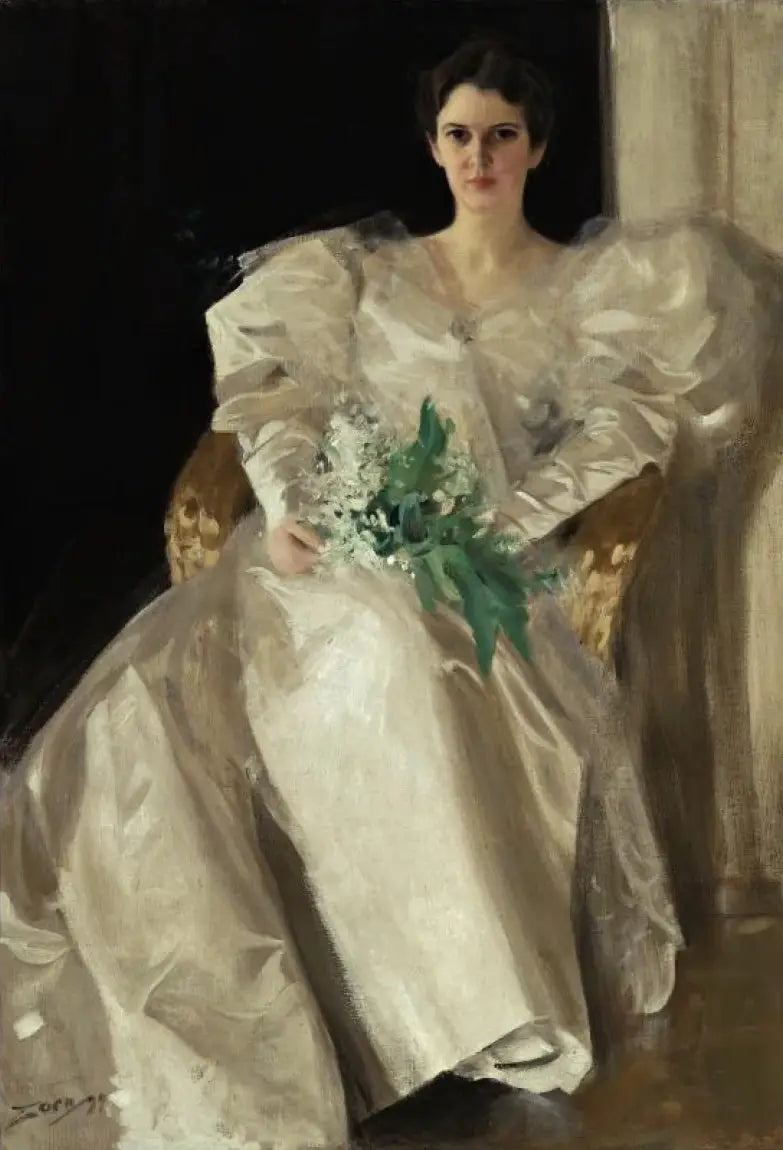 Portrait von Frau Eben Richards - Anders Zorn