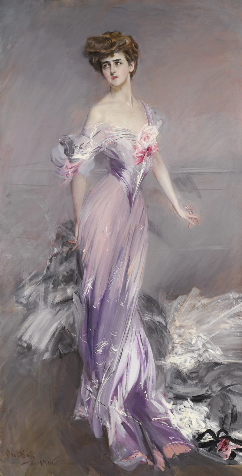 Portrait von Frau Howard Johnston - Giovanni Boldini