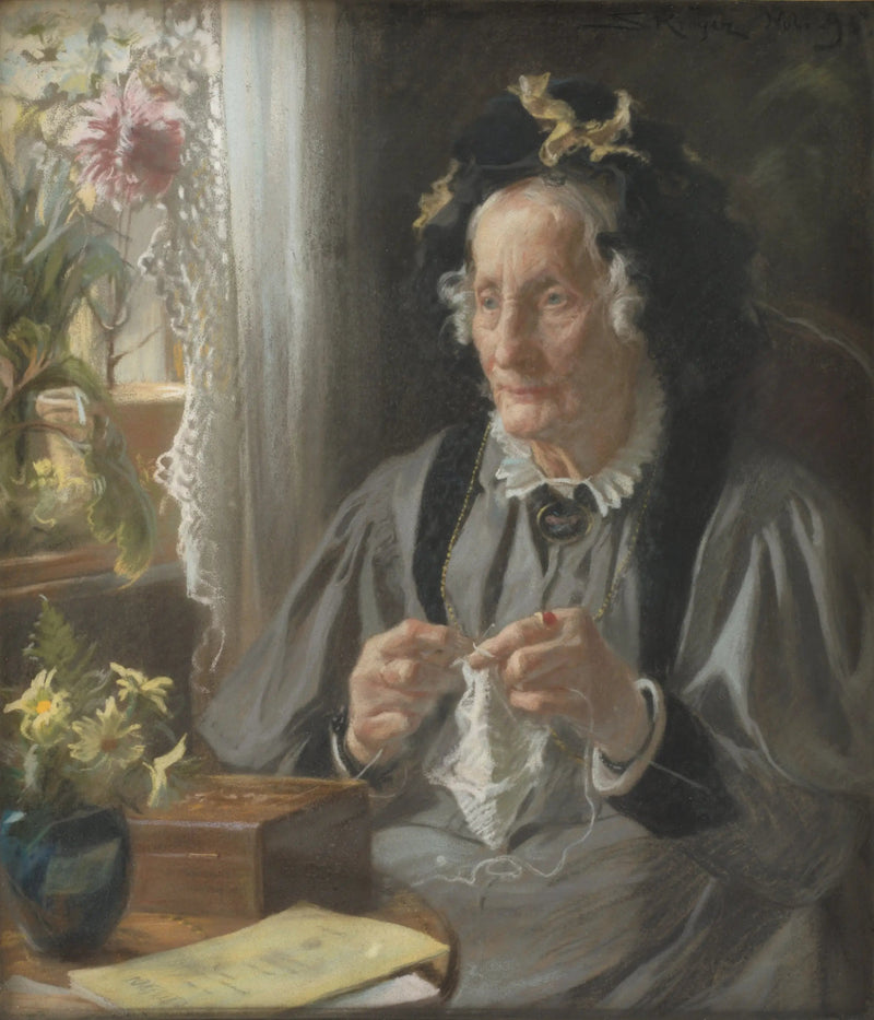 Porträt von Mme S. A. Casse, geborene Engelbreth - Peder Severin Krøyer