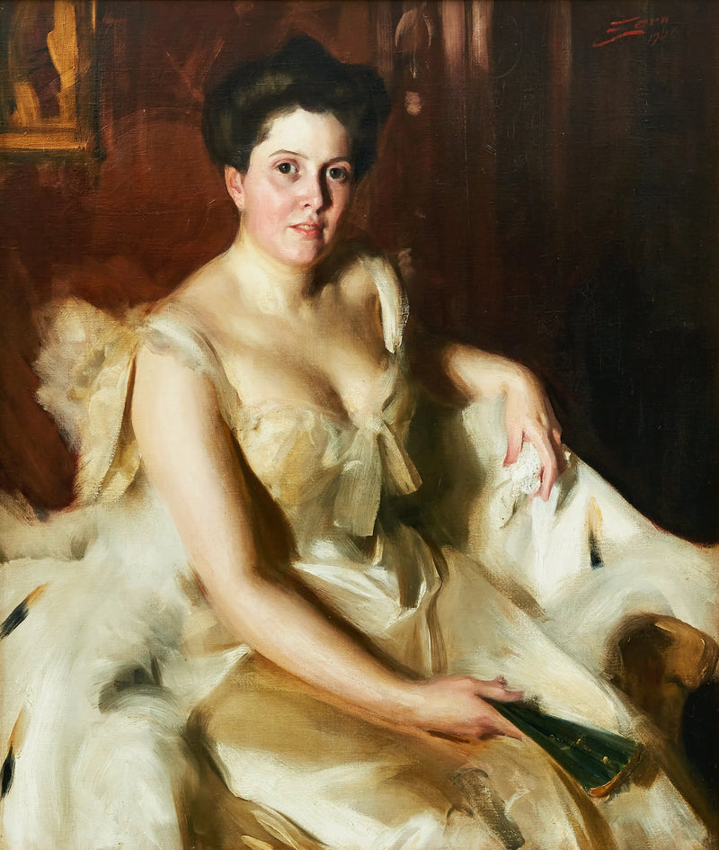 Portrait von Frau de Ver Warner - Anders Zorn