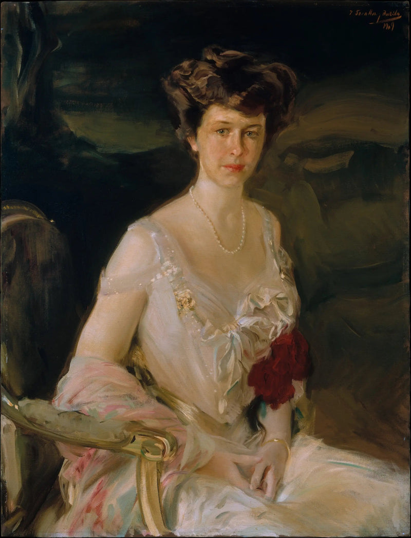 Porträt von Mme Winthrop W. Aldrich - Joaquín Sorolla