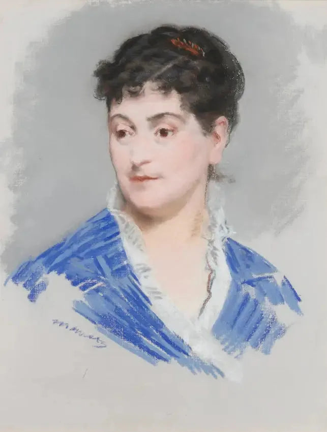 Porträt von Mme Zola - Édouard Manet