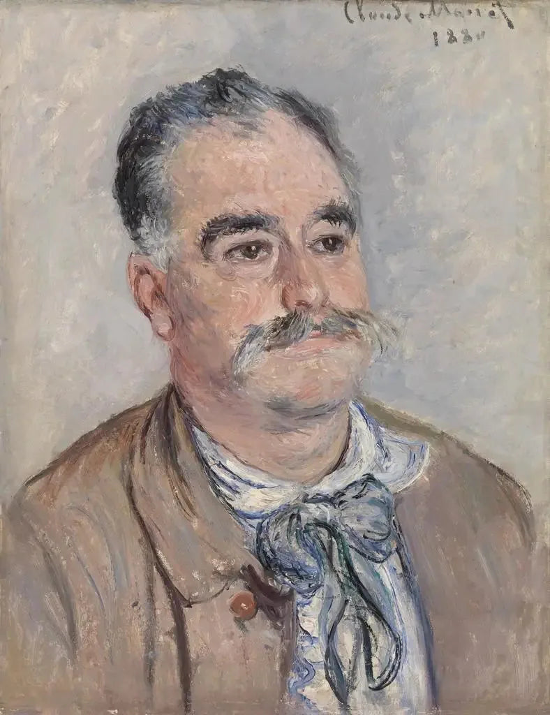 Porträt von Monsieur Coqueret (Vater) - Claude Monet