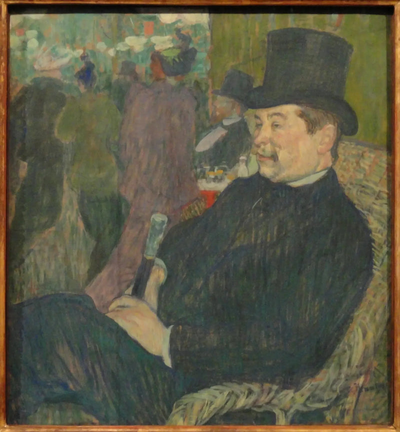 Porträt von Monsieur Delaporte im Garten von Paris - Henri de Toulouse-Lautrec