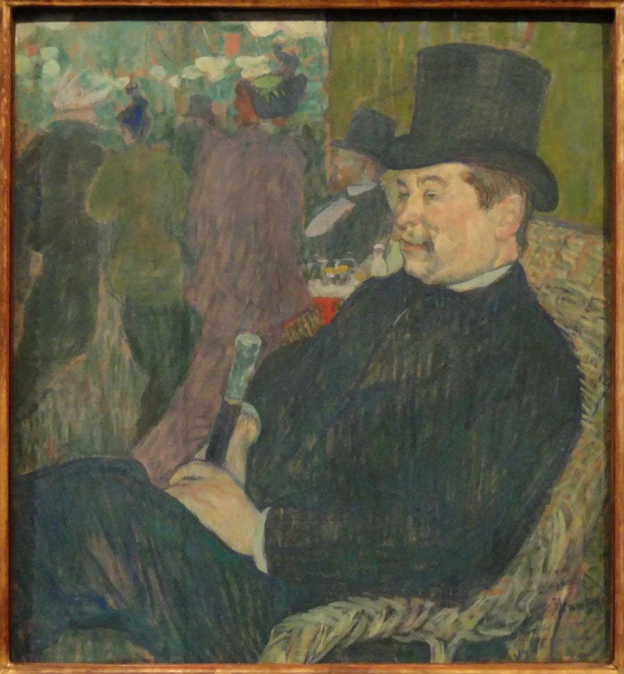 Porträt von Monsieur Delaporte im Garten von Paris - Henri de Toulouse-Lautrec