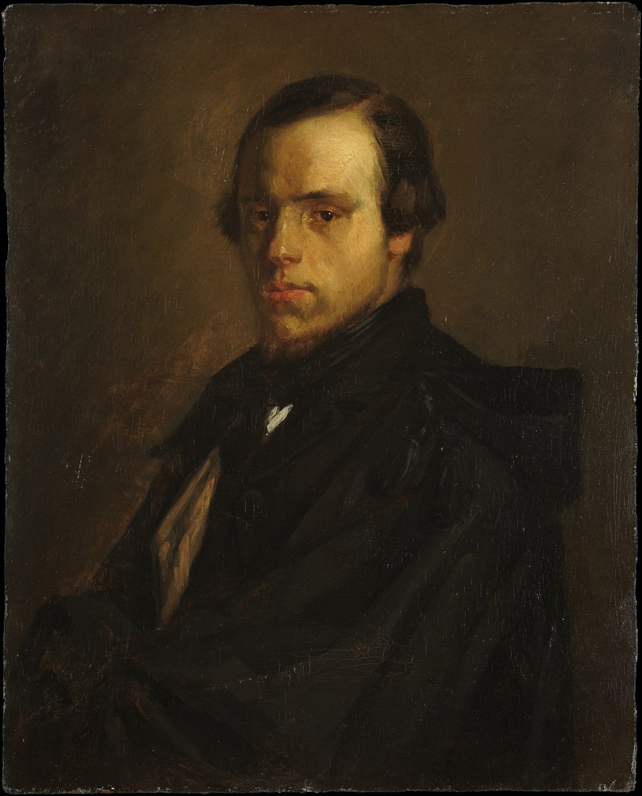 Portrait von Monsieur le Courtois, Schwager des Künstlers - Jean-François Millet