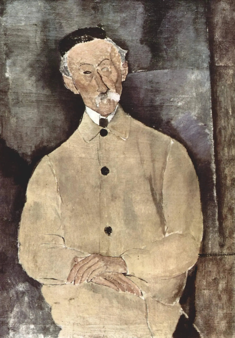 Porträt von Monsieur Lepoutre - Amedeo Modigliani
