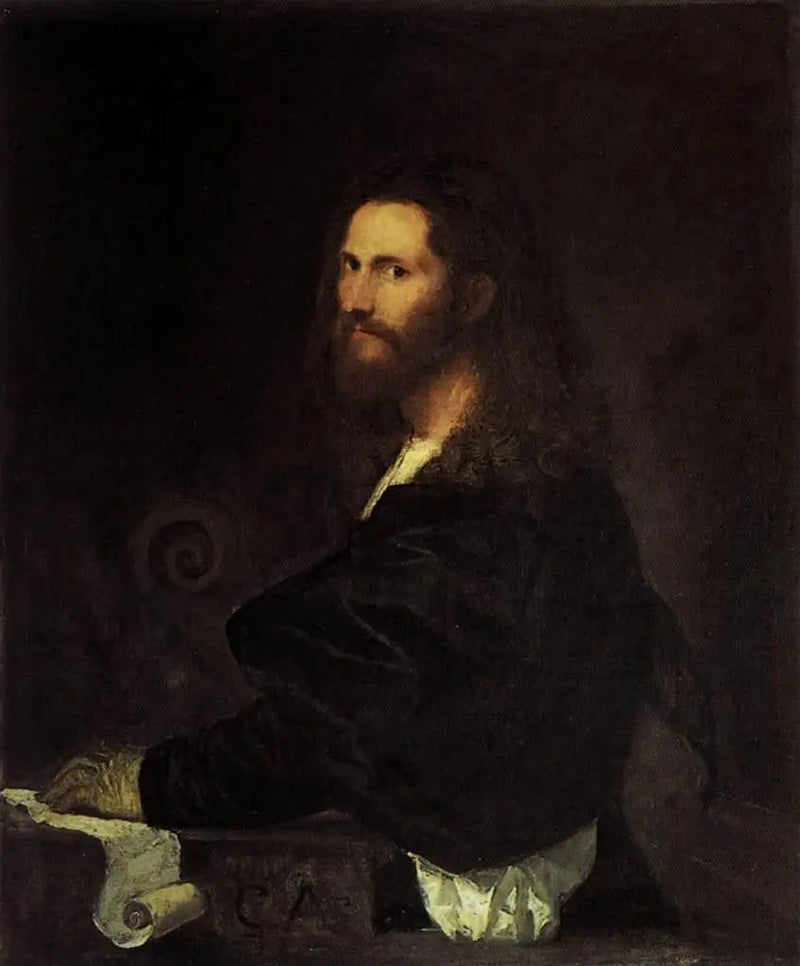 Portrait de Musiker - Titian