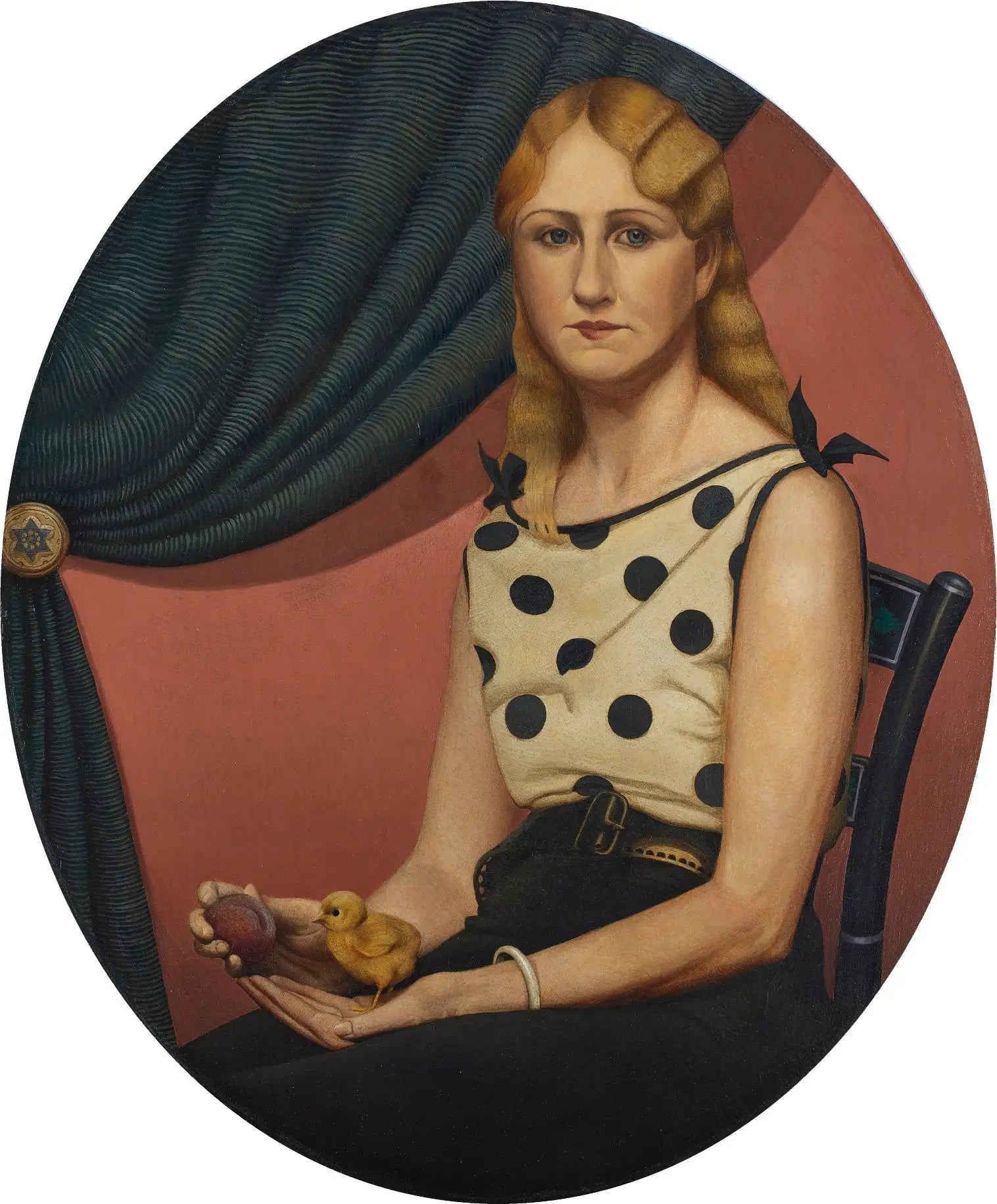 Portrait de Nan - Grant Wood image 1 reproduction artisanale de tableau