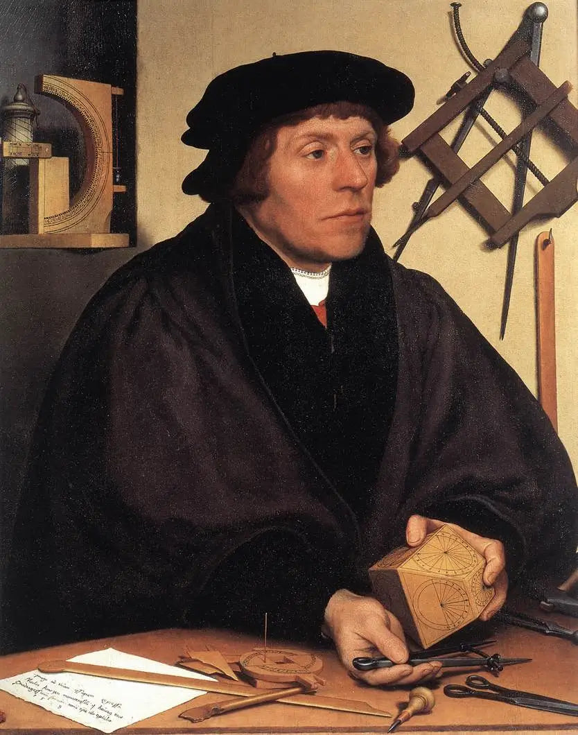 Portrait von Nicolas Kratzer - Hans Holbein der Jüngere