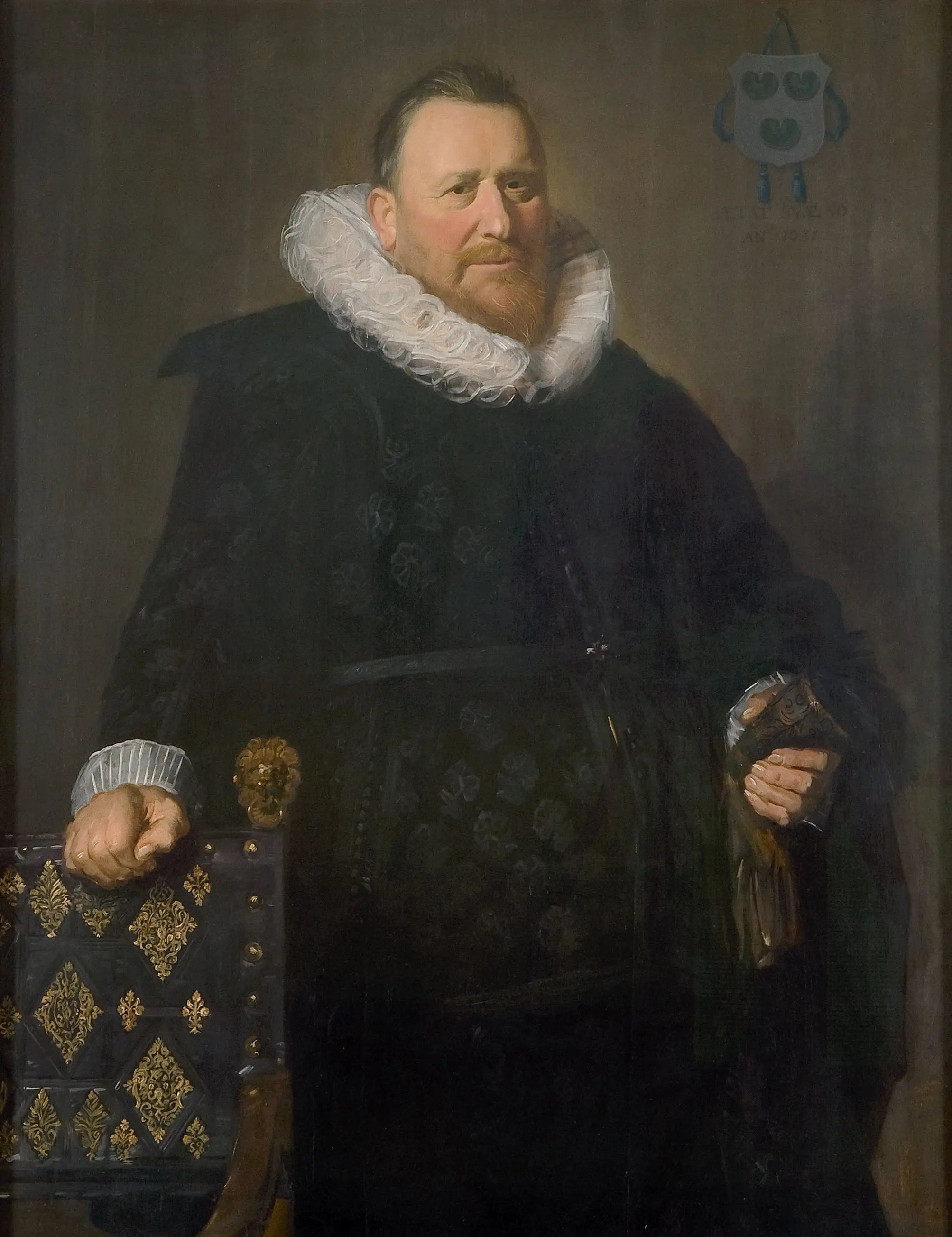 Portrait de Nicolas van der Meer (1574-) Frans Hals - Alpha Reproduction