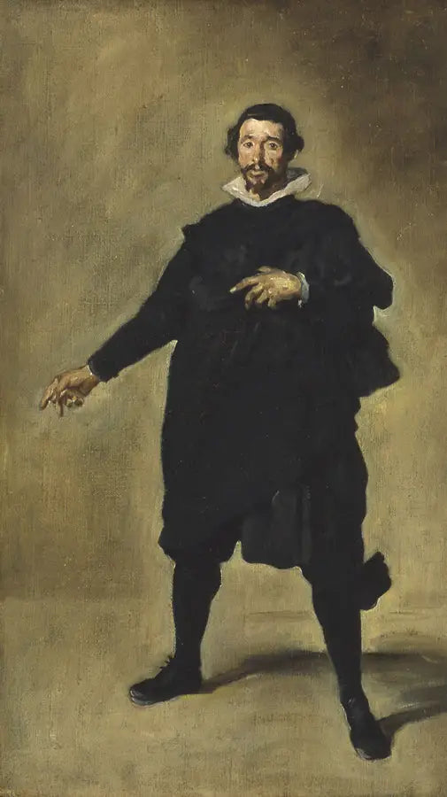 Porträt von Pablillos de Valladolid, dem Hofnarren von Philipp IV. - Édouard Manet
