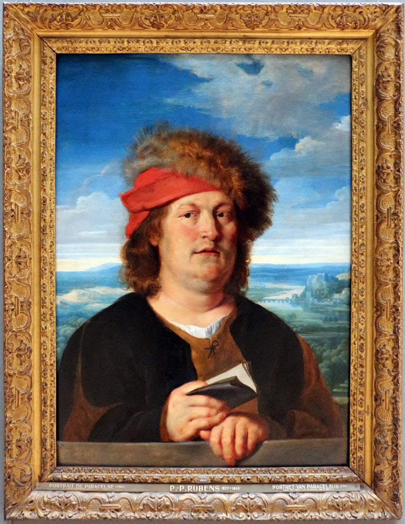 Porträt von Paracelsus - Peter Paul Rubens