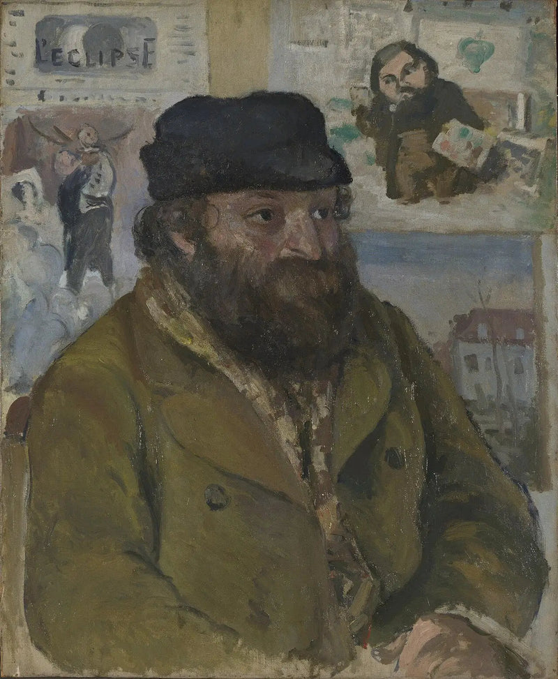 Porträt von Paul Cézanne - Camille Pissarro