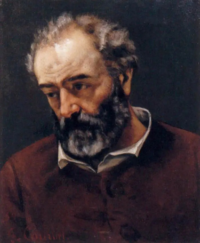 Porträt von Paul Chenavard - Gustave Courbet