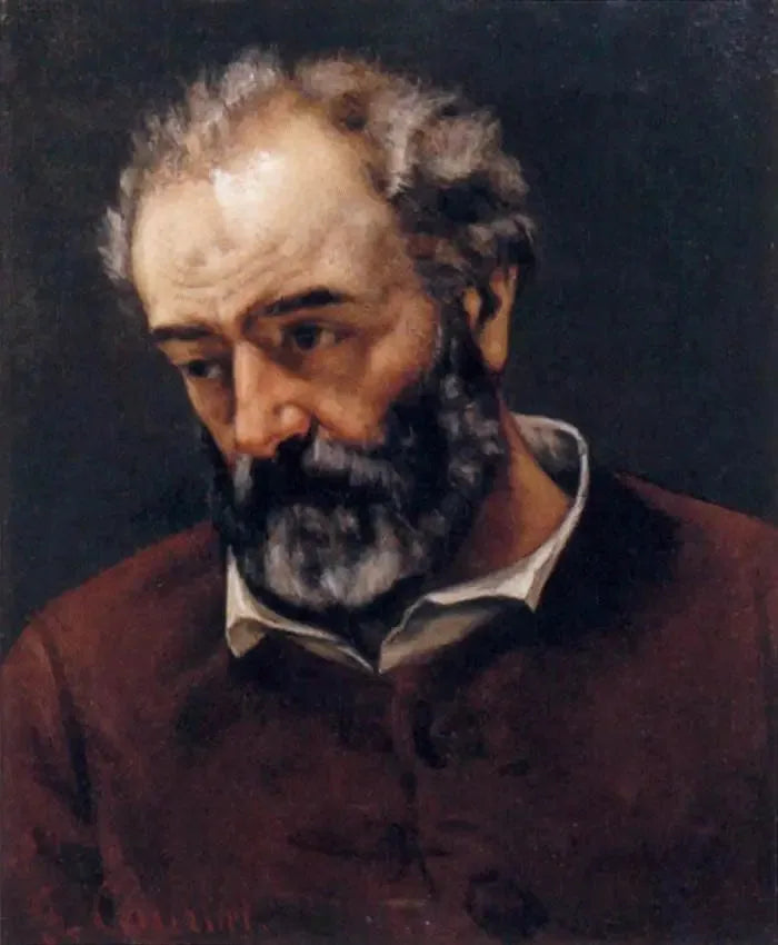 Porträt von Paul Chenavard - Gustave Courbet