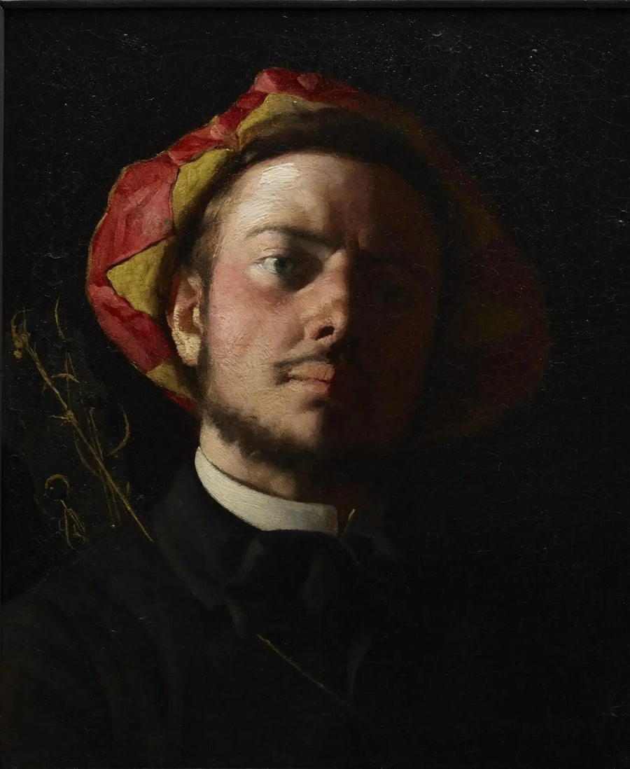 Porträt von Paul Verlaine als Troubadour - Frédéric Bazille