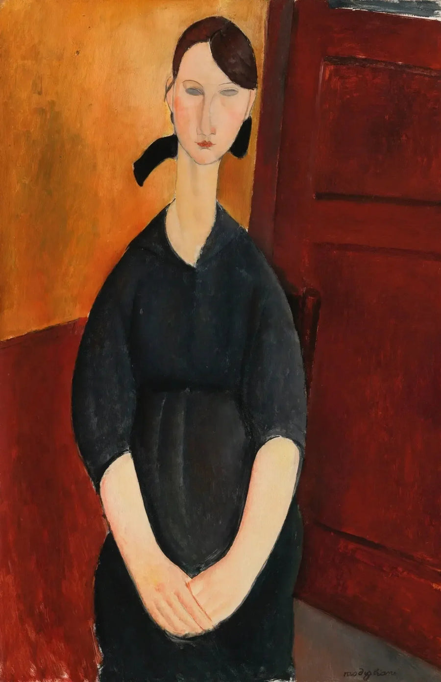 Porträt von Paulette Jourdain - Amedeo Modigliani