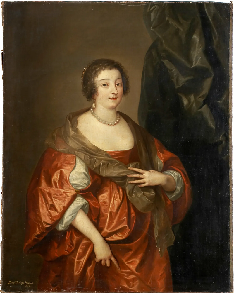 Porträt von Penelope Naunton, Lady Herbert - Antoine van Dyck