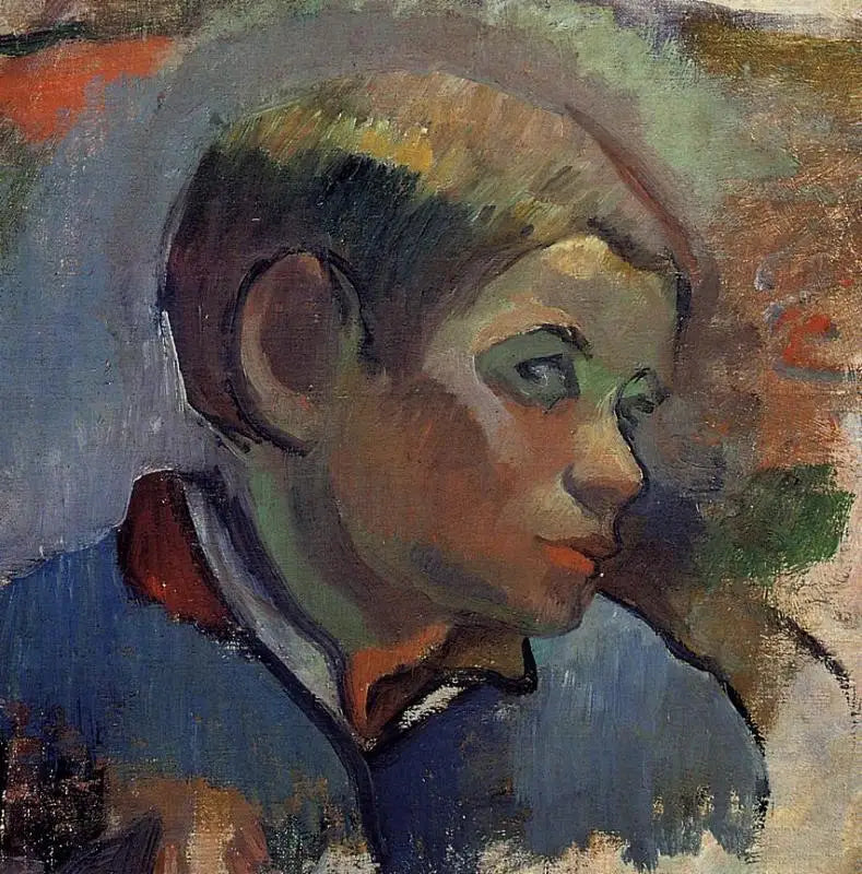 Porträt eines kleinen Jungen - Paul Gauguin