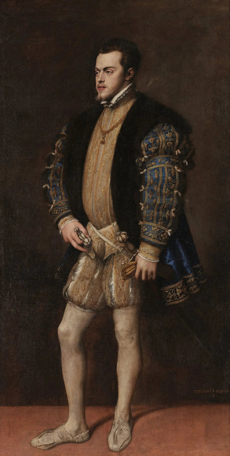 Portrait von Philipp II - Titian