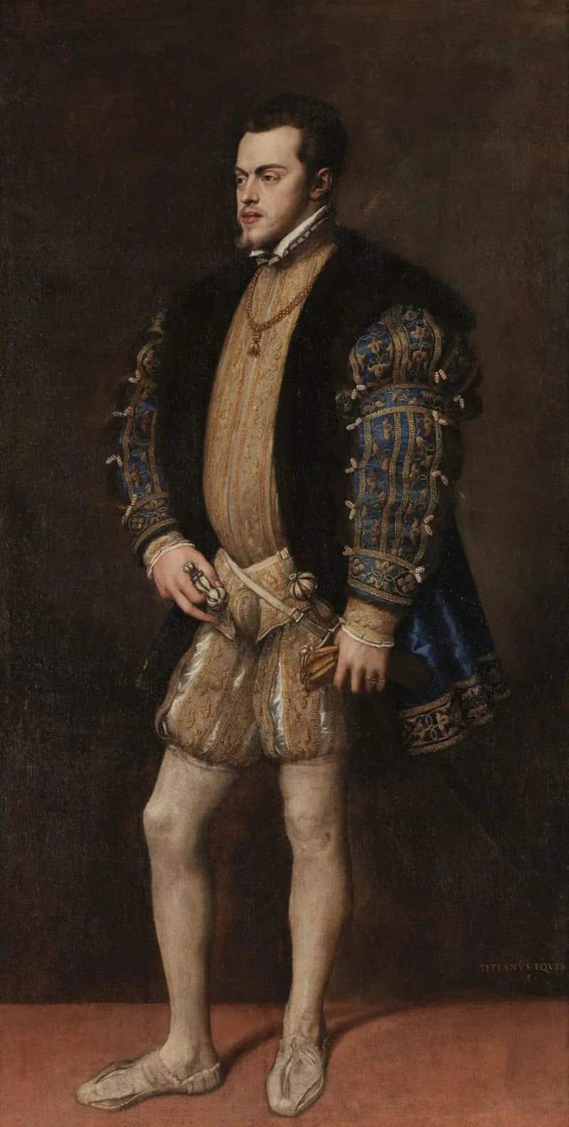 Portrait von Philipp II - Titian