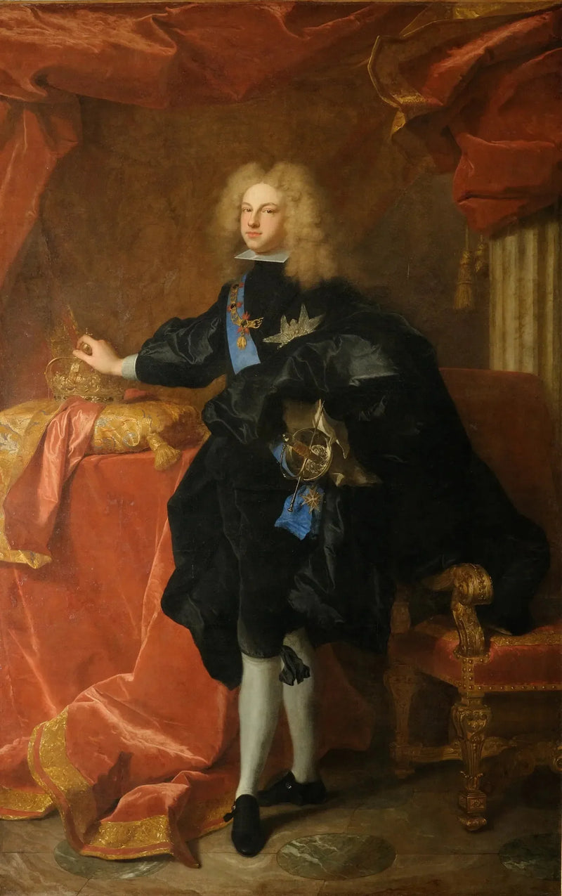 Porträt von Philipp V., König von Spanien - Hyacinthe Rigaud