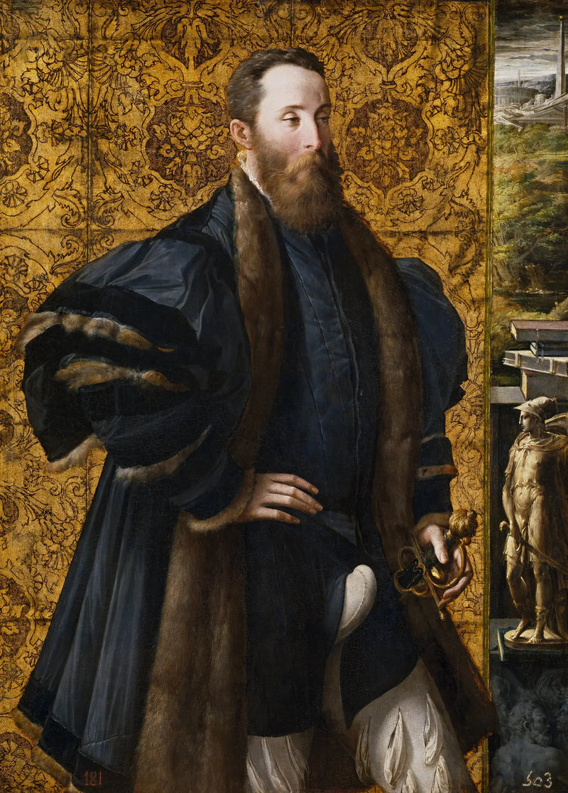 Porträt von Pier Maria Rossi von San Secondo - Parmigianino