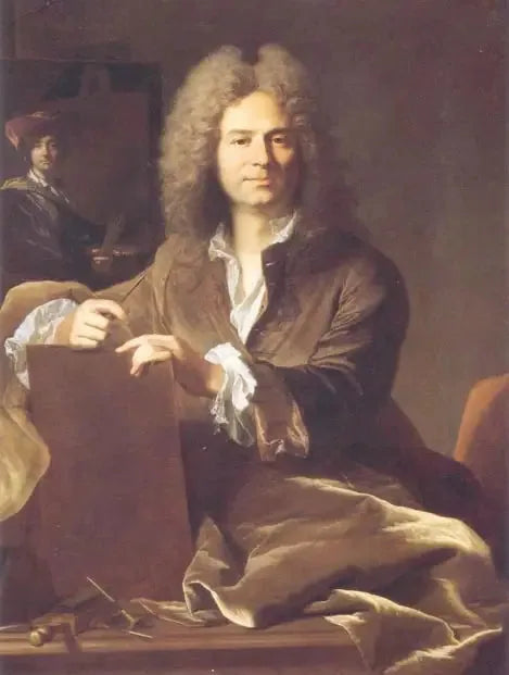 Porträt von Pierre Drevet - Hyacinthe Rigaud