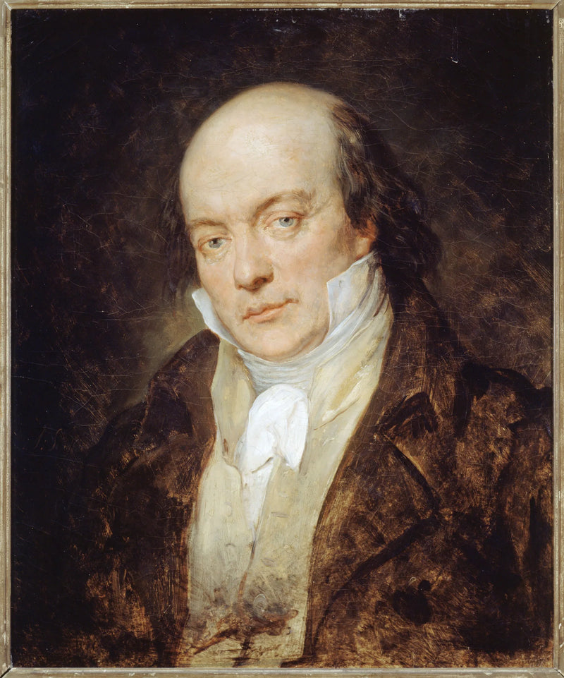 Porträt von Pierre-Jean de Béranger - Ary Scheffer