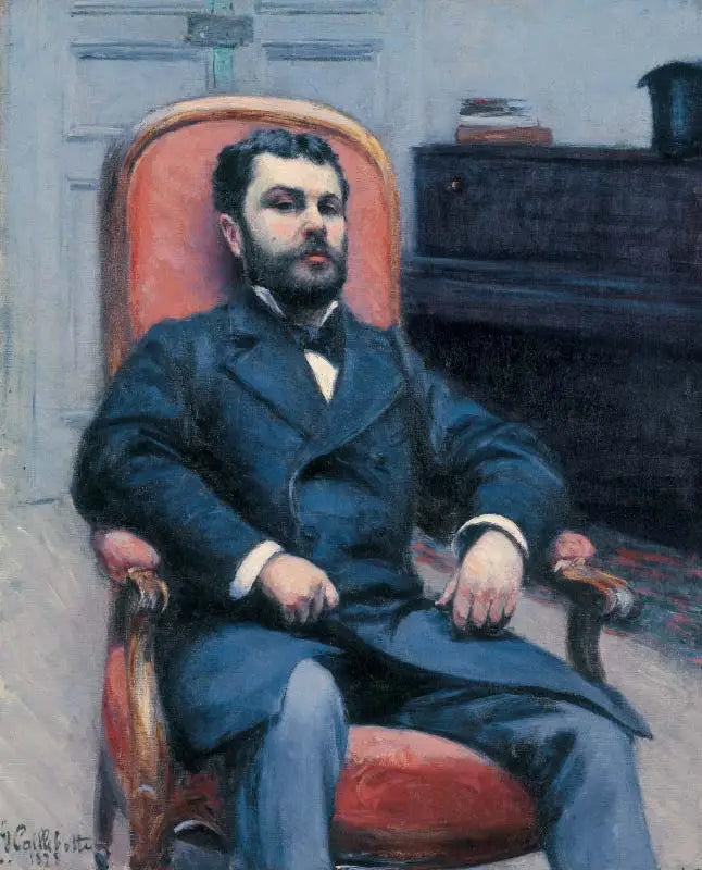 Porträt von Richard Gallo - Gustave Caillebotte