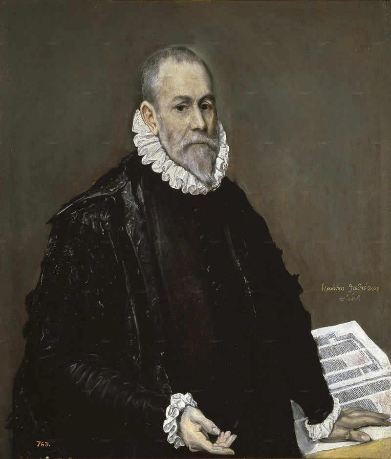 Portrait von Rodrigo de la Fuente - El Greco