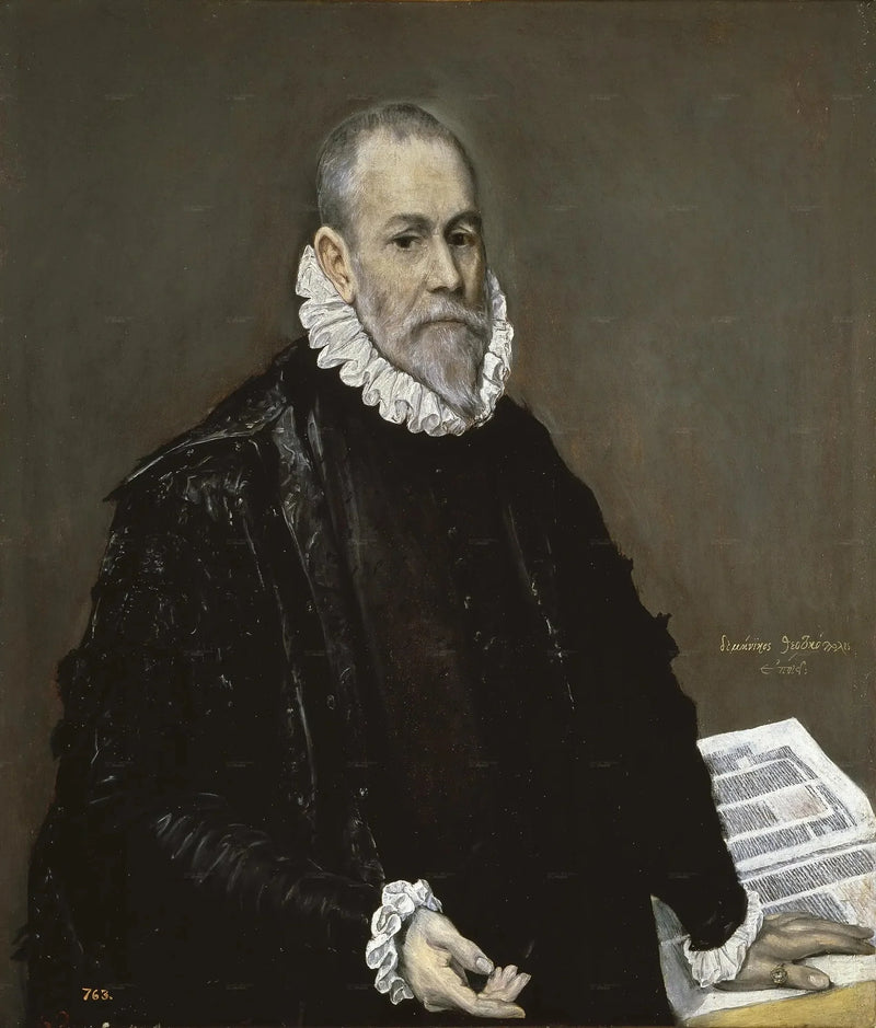 Portrait von Rodrigo de la Fuente - El Greco