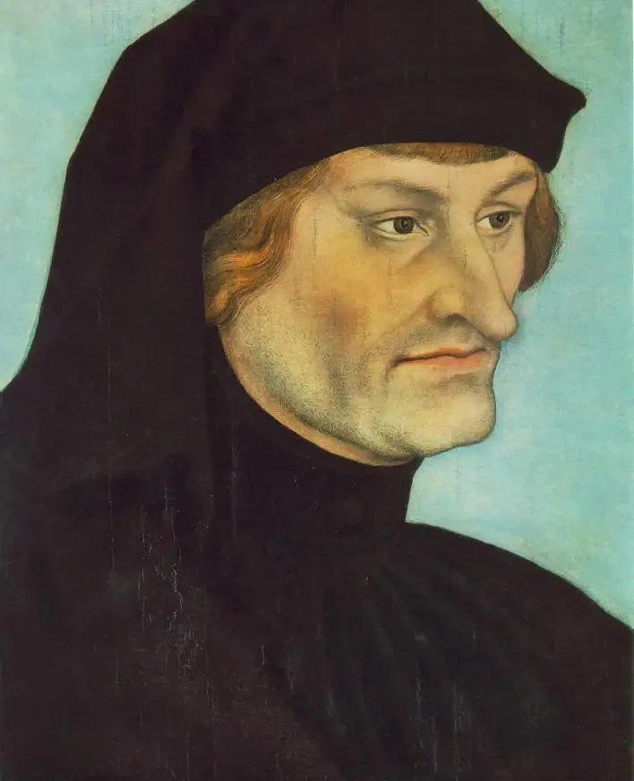 Porträt von Rudolph Agricola oder Porträt von Johannes Geiler von Kaysersberg - Lucas Cranach der Ältere