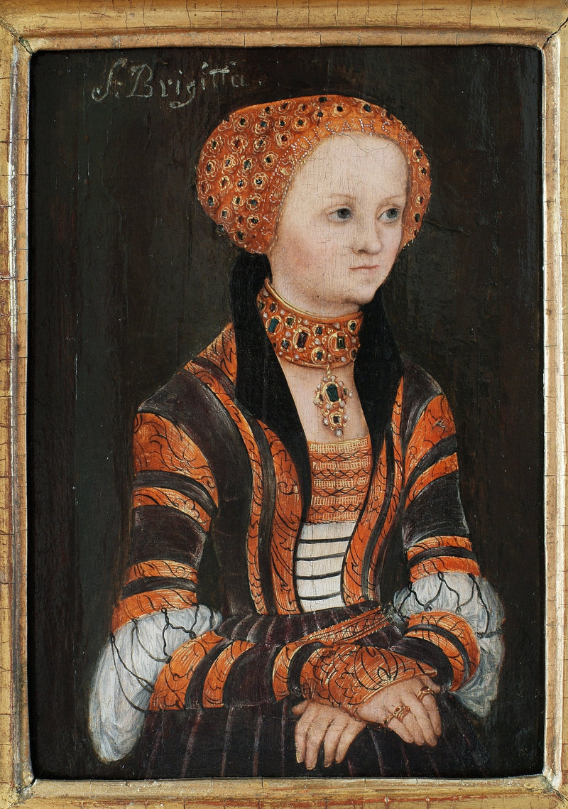 Porträt der Heiligen Brigitta von Schweden - Lucas Cranach der Ältere