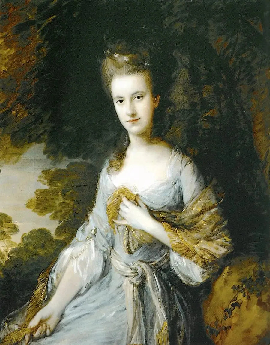 Portrait von Sarah Buxton - Thomas Gainsborough