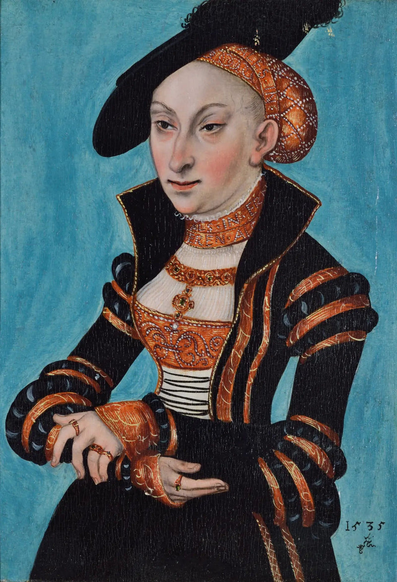 Portrait von Sibylle von Sachsen - Lucas Cranach der Ältere