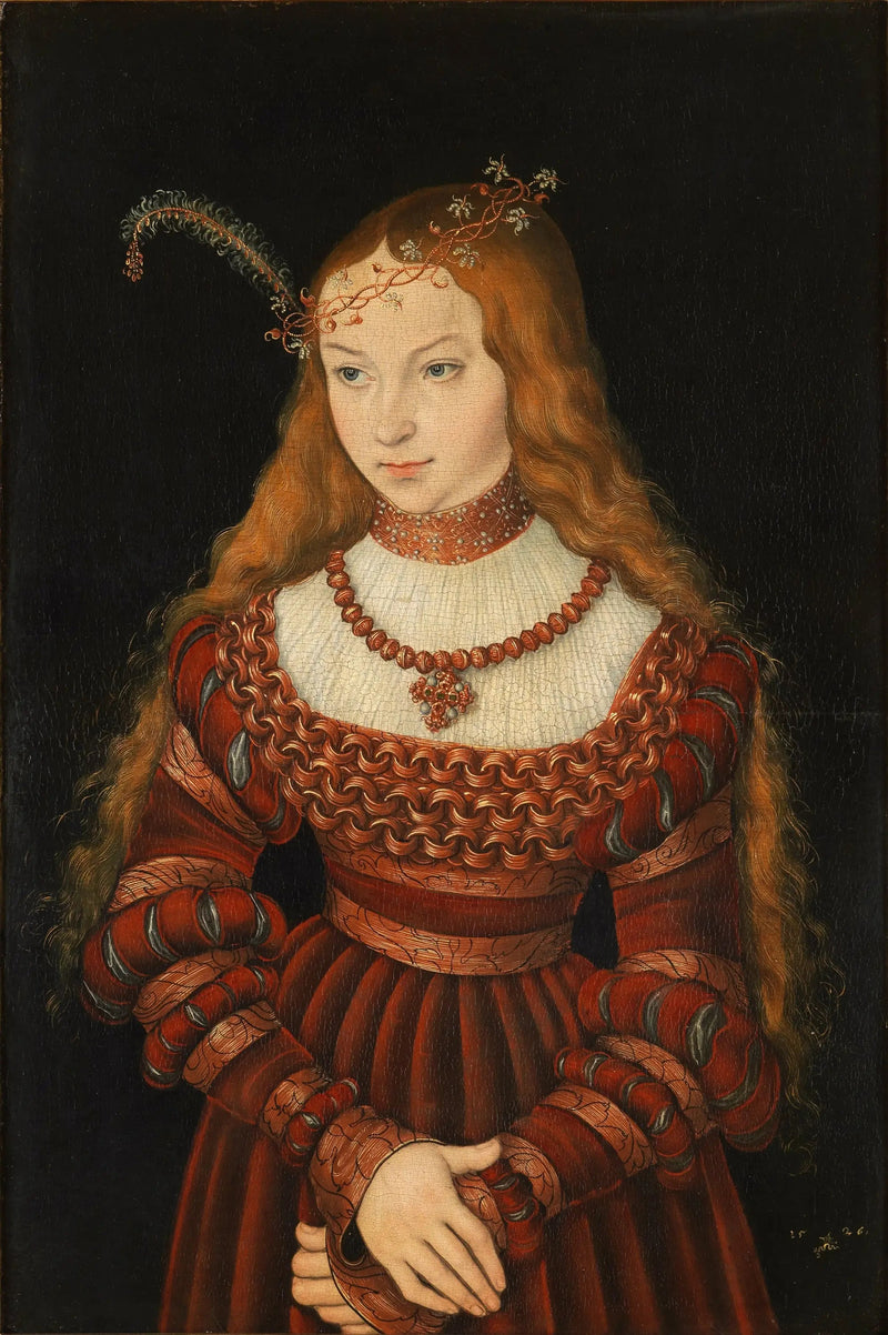 Porträt von Sibylle von Cleve - Lucas Cranach der Ältere