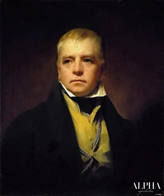 Portrait de Sir Walter Scott - Sir Henry Raeburn - Reproductions de tableaux et peintures haut de gamme