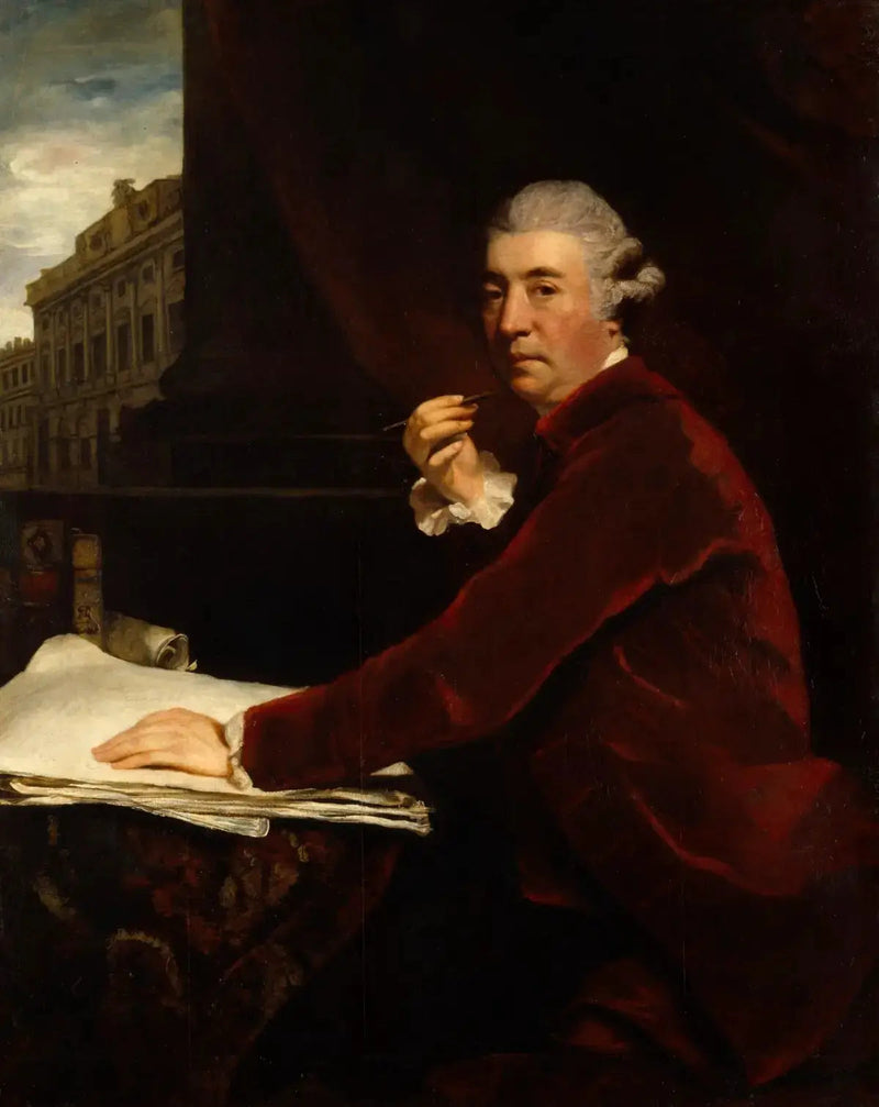 Portrait von Sir William Chambers - Joshua Reynolds
